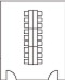 画像:コの字型 竹［18名］ 会場レイアウト図
