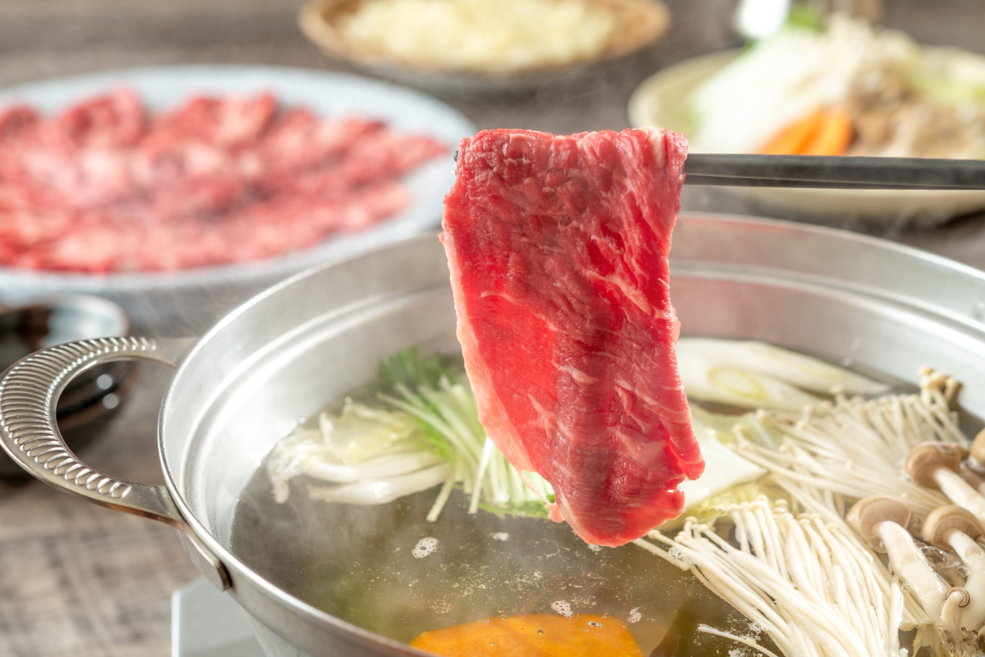 国産牛のしゃぶしゃぶ