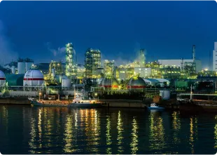 写真：鹿島臨海工業コンビナート